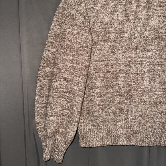 Primark Turtleneck Sweater Womens US XS Oversized Brown Confetti Knit - Picture 4 of 7